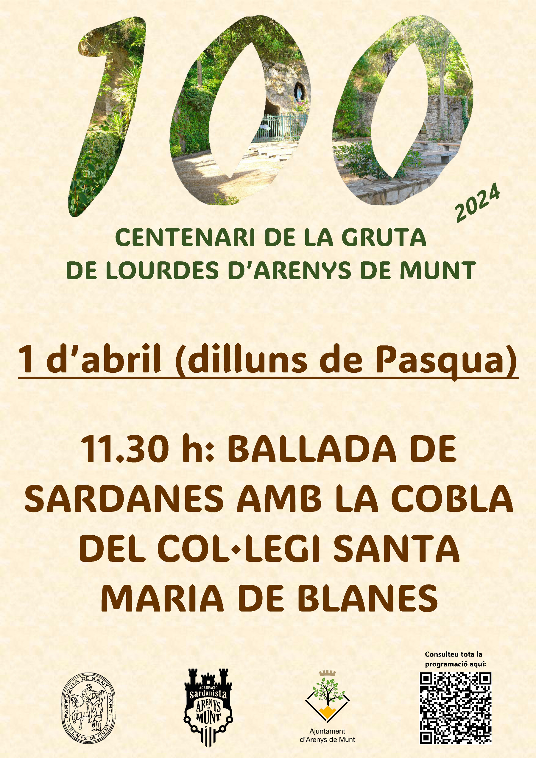 Centenari Gruta de Lourdes: ballada de sardanes