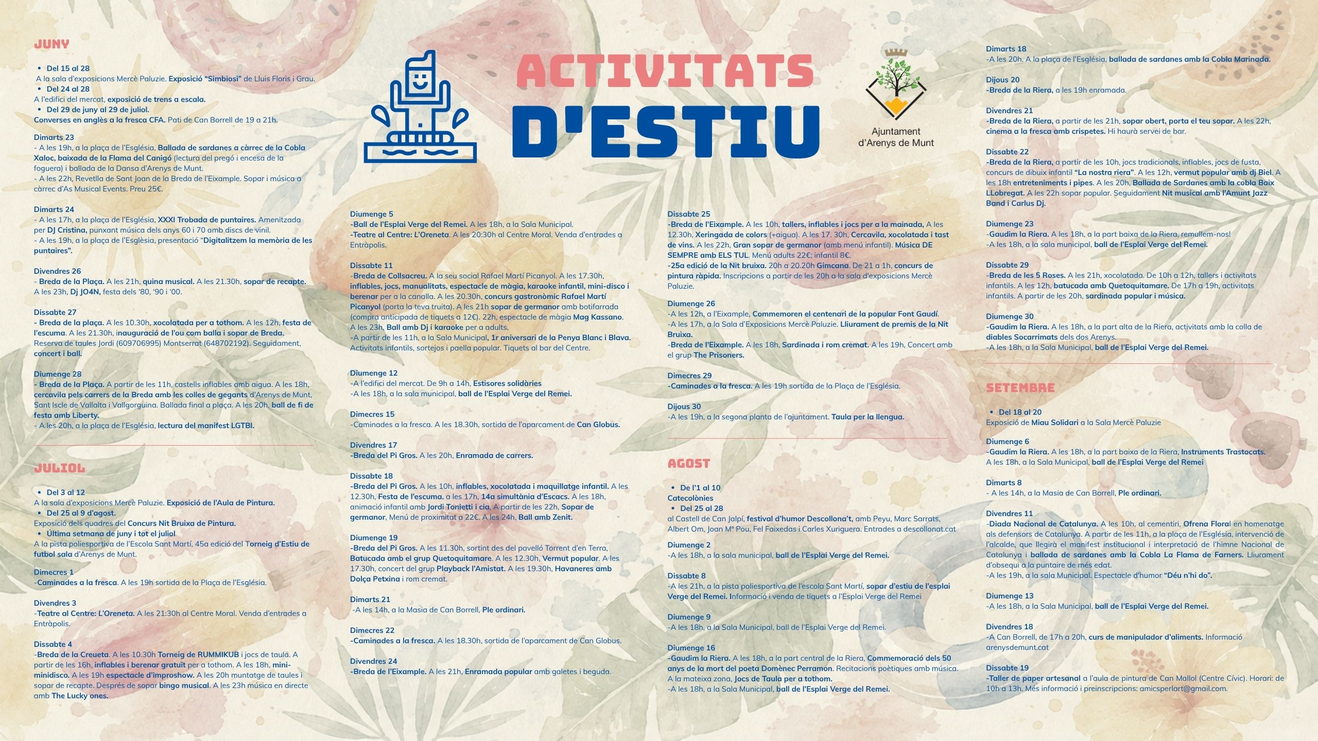 Activitats d'estiu 2026