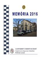 Memòria de la Policia Local 2016