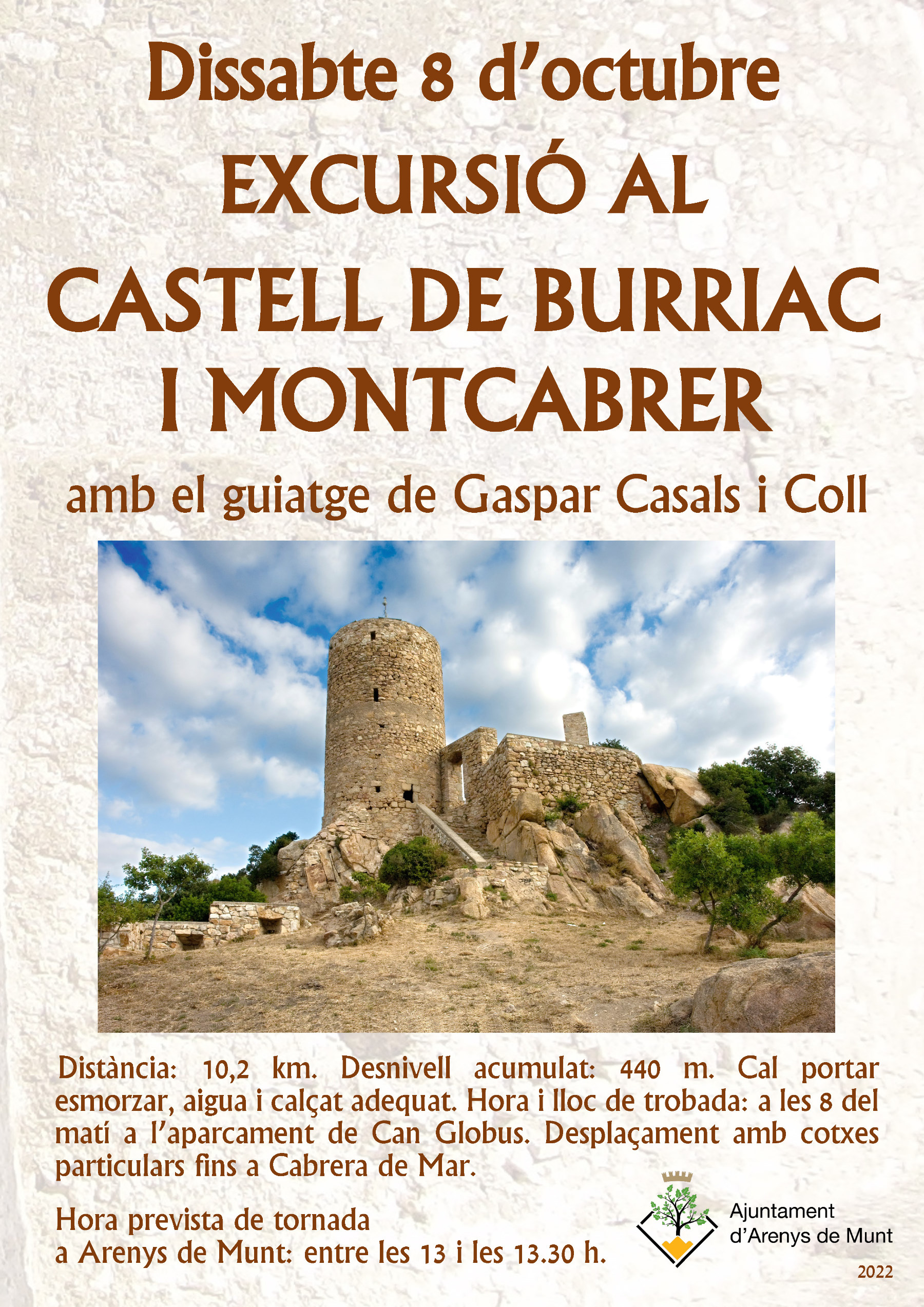 Excursió al Castell de Burriac i Montcabrer