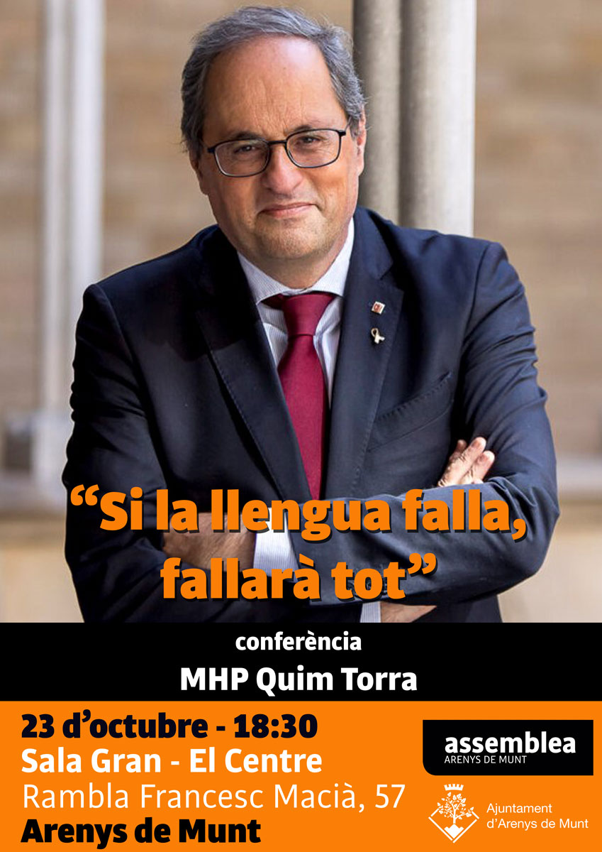 Conferència de Quim Torra