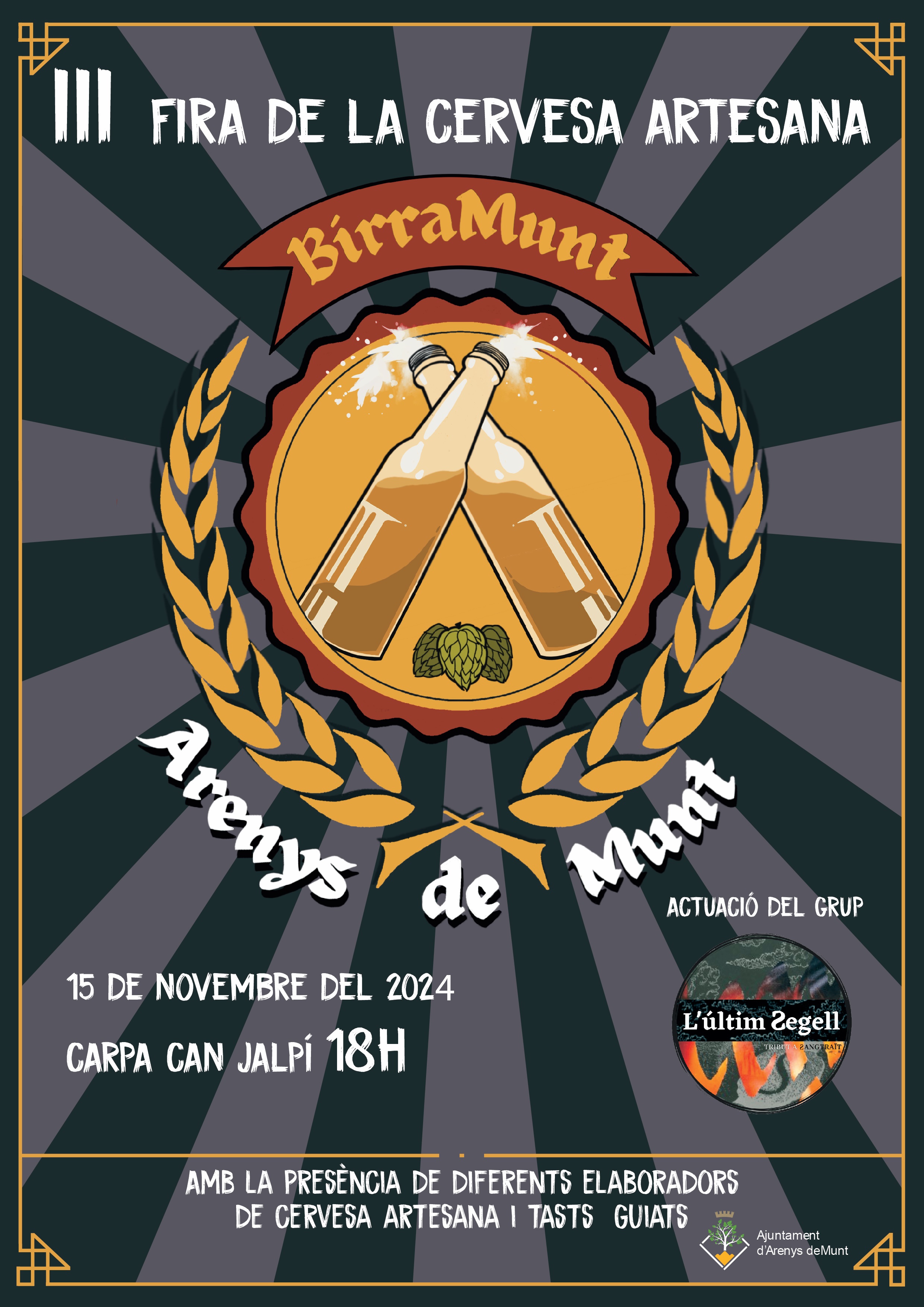Cartell III Fira de la Cervesa Artesana Birramunt 2024