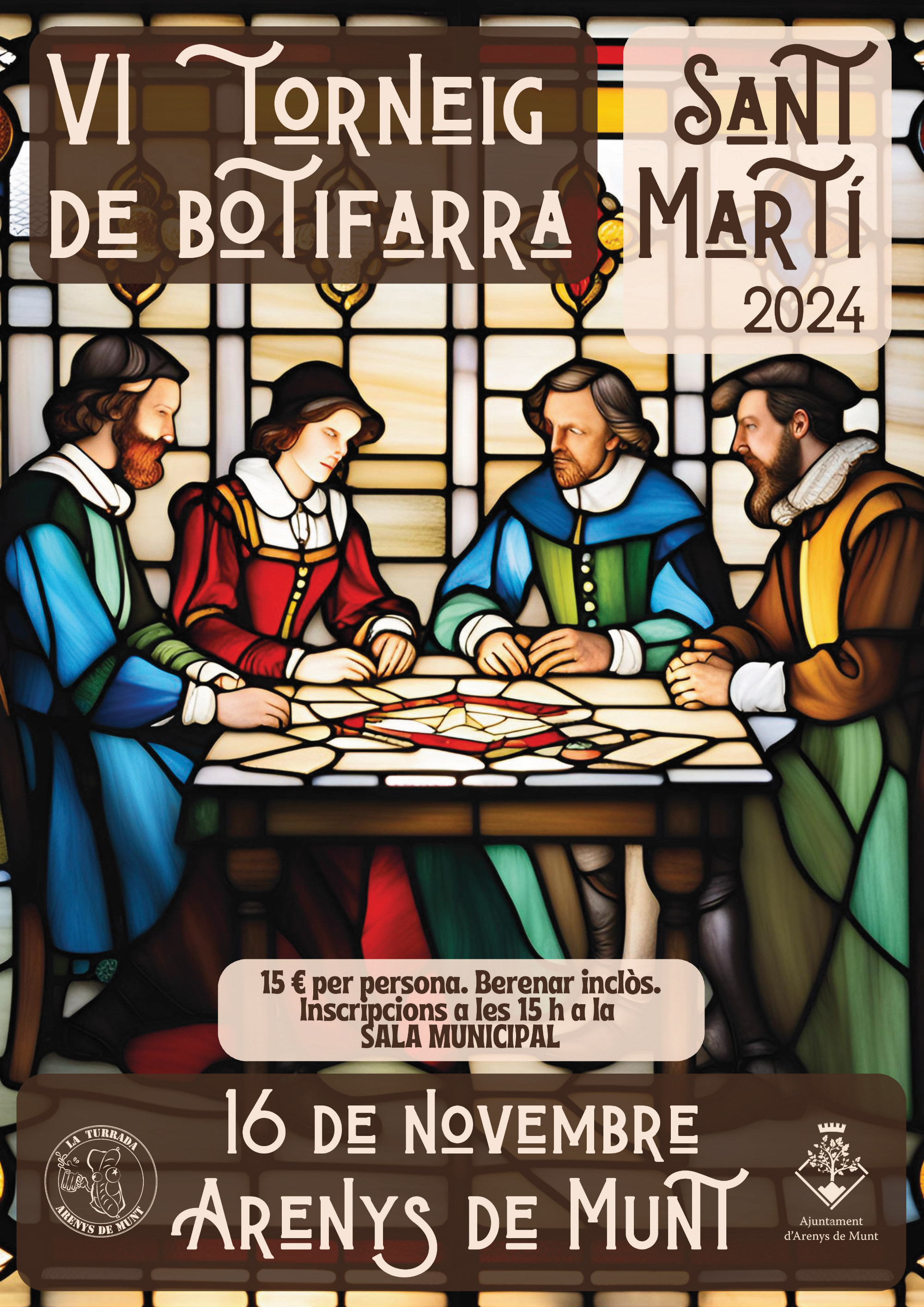 Cartell Torneig de Botifarra Festa Major 16-11-24