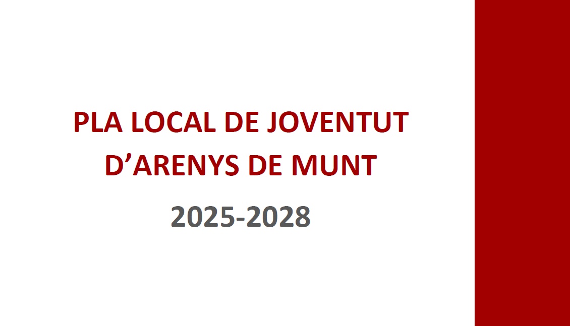 Pla Local de Joventut 2025-2028