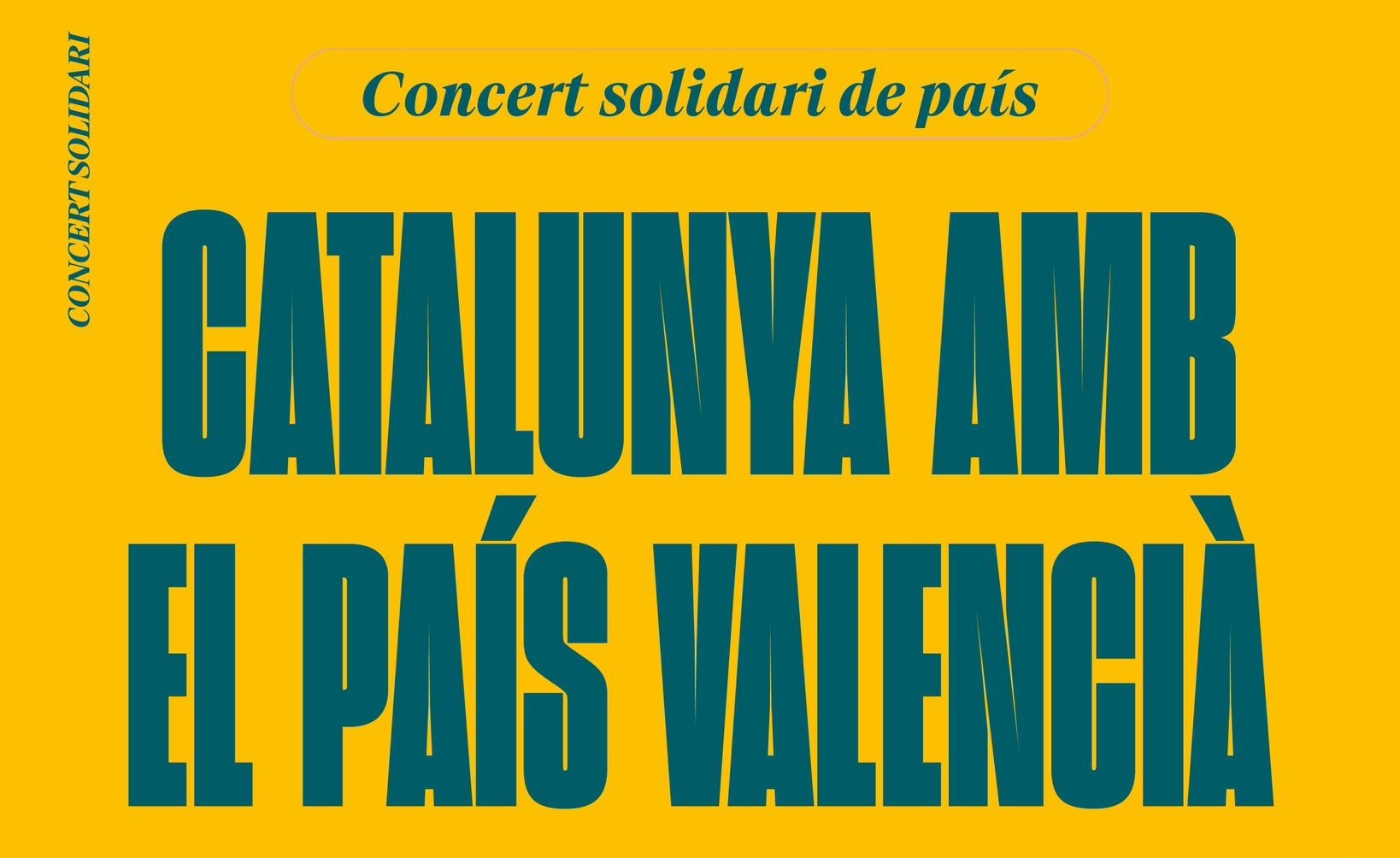 Concert en solidaritat amb el País Valencià el 22 de novembre