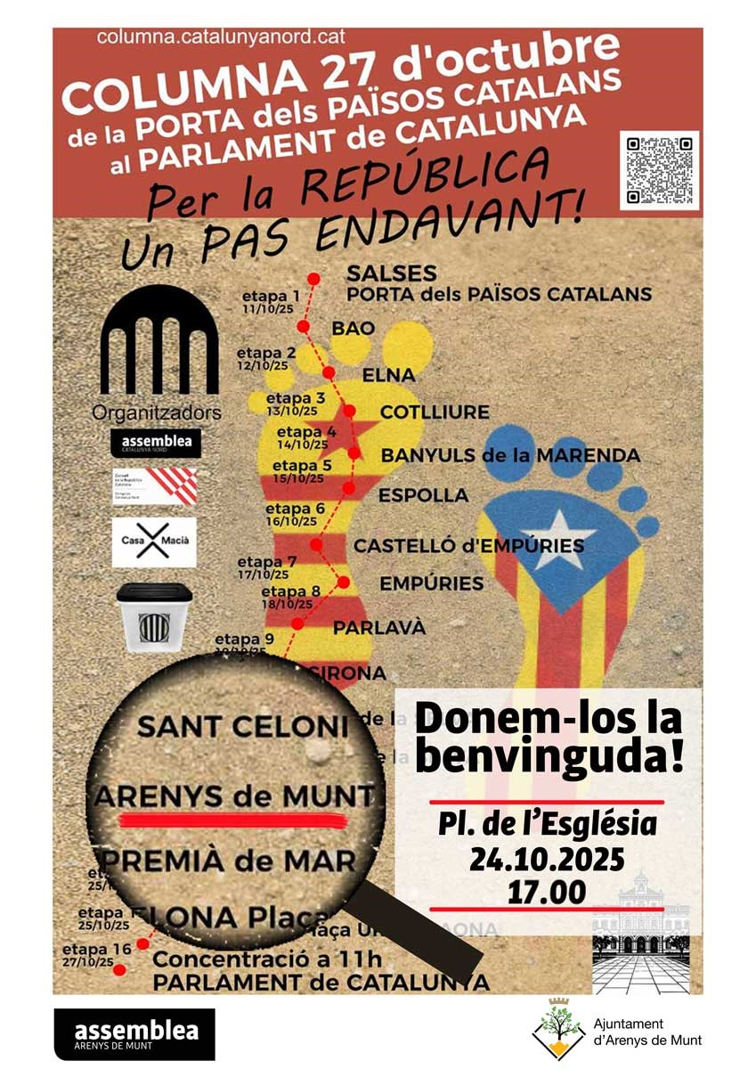 Columna 27 d'octubre - Per la República un pas endavant