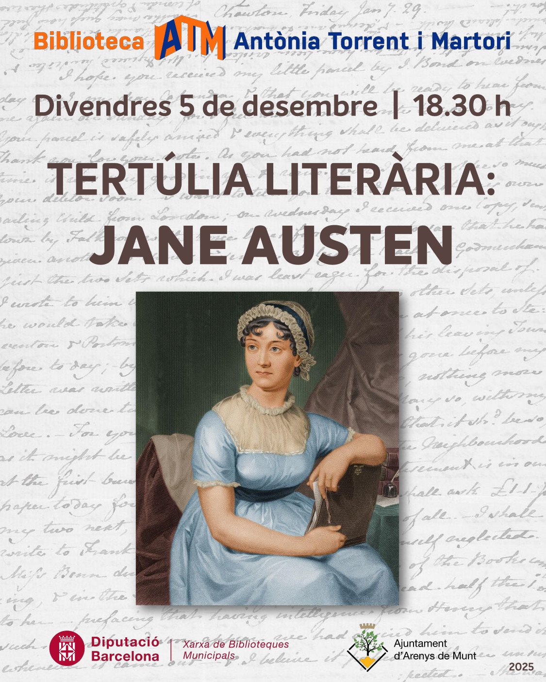 TERTÚLIA LITERÀRIA: JANE AUSTEN