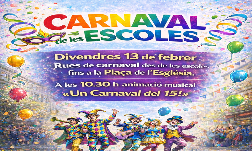 Arriba el Carnaval de les escoles d'Arenys de Munt.