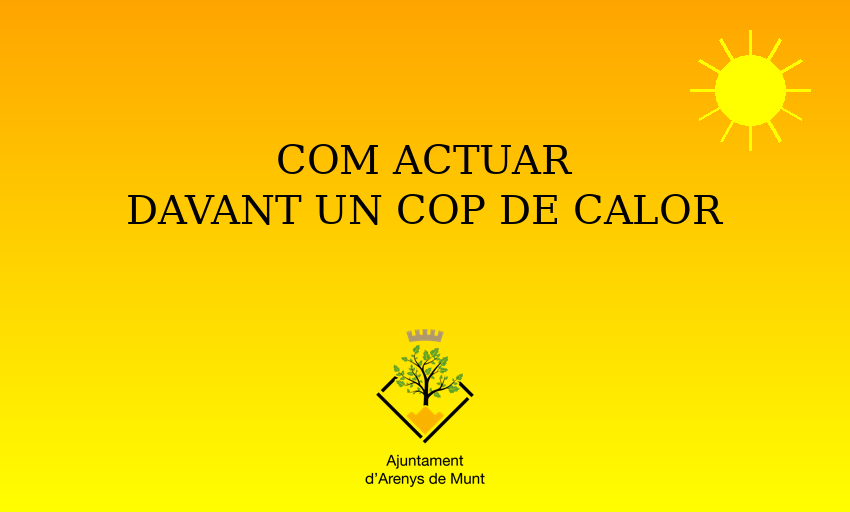 L??Ajuntament alerta sobre els riscos del cop de calor i com actuar davant els símptomes