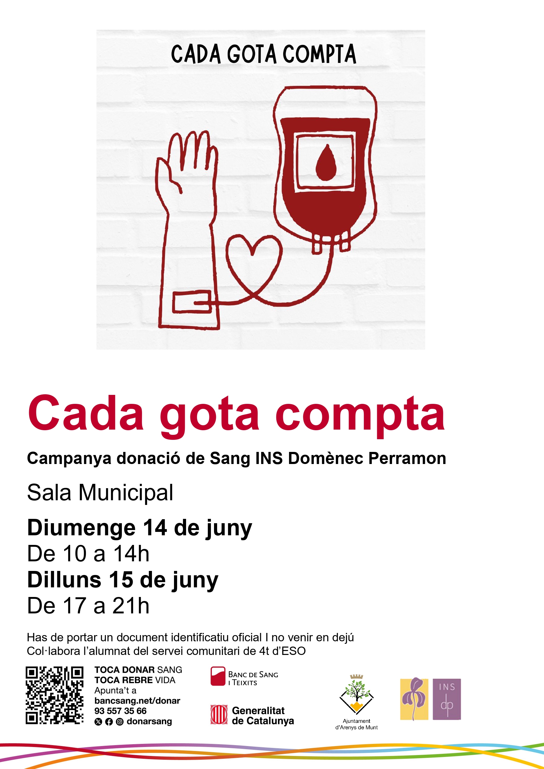 Campanya donaci&oacute; de sant INS Dom&egrave;nec Perramon