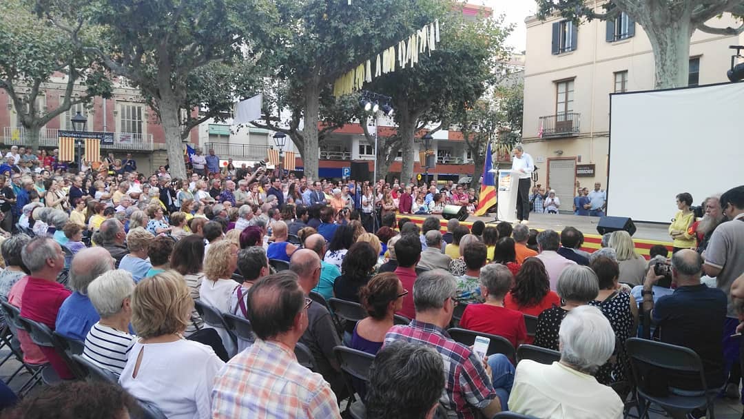 Arenys de Munt reviu l'esperit unitari del 13S deu anys després