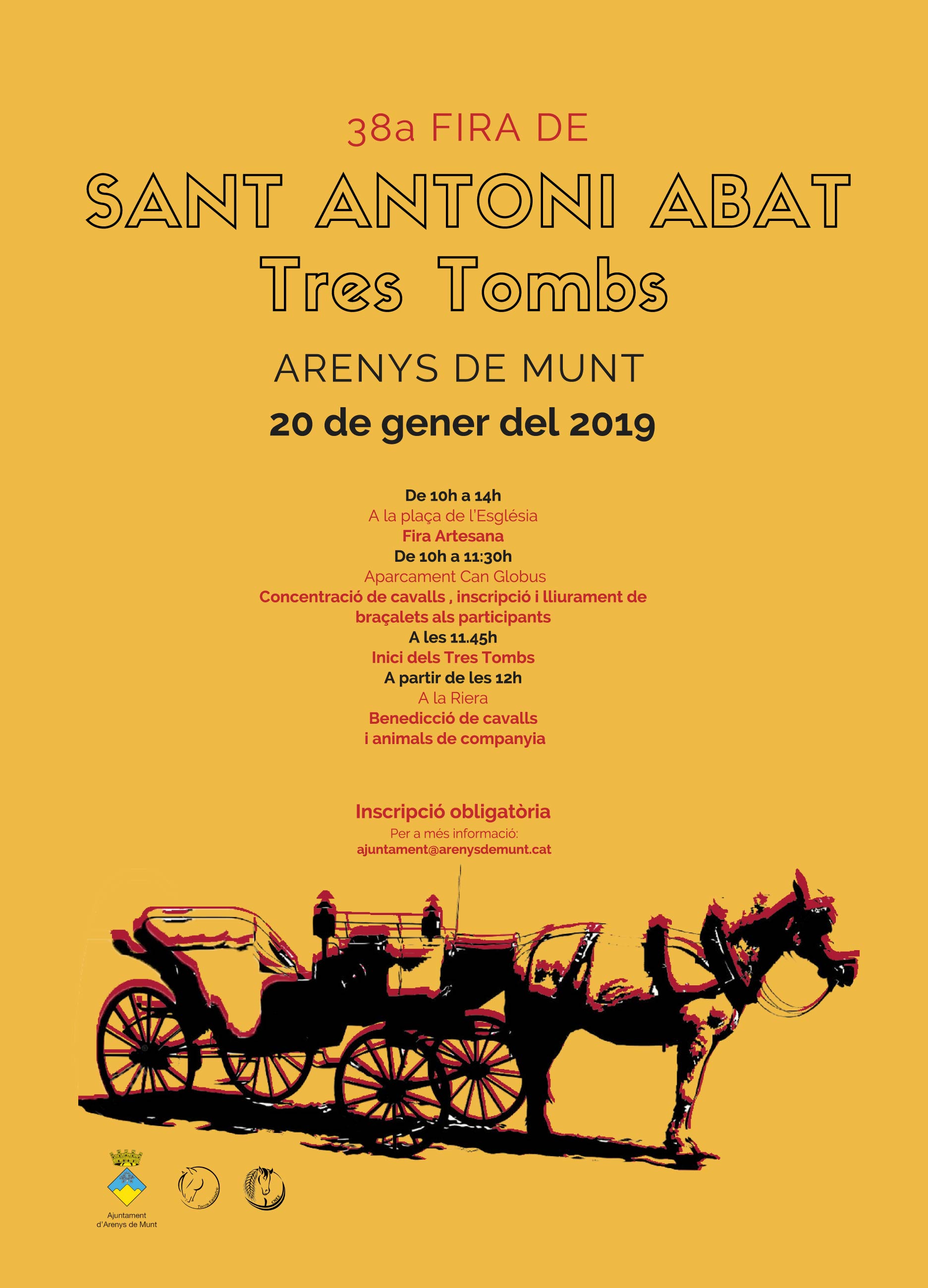 Torna la Fira de Sant Antoni Abat i Tres Tombs el 20 de gener