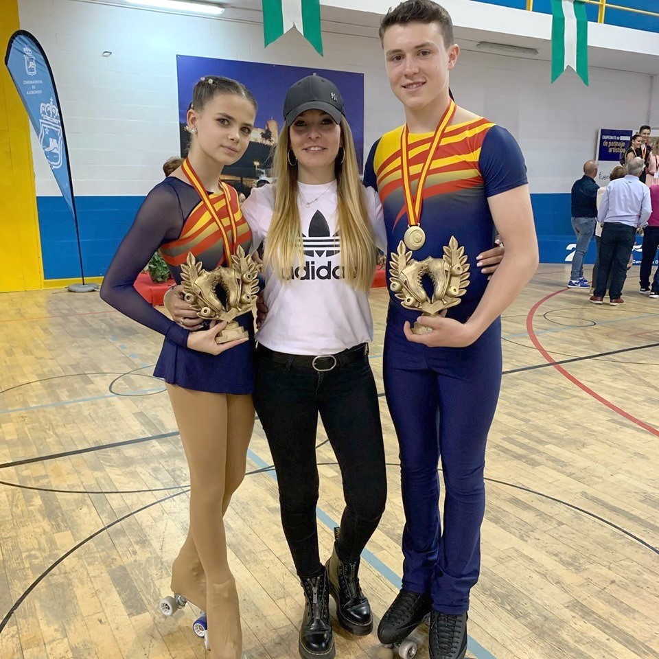 Mireia Martínez i Aleix Bou es proclamen campions d'Espanya de patinatge artístic